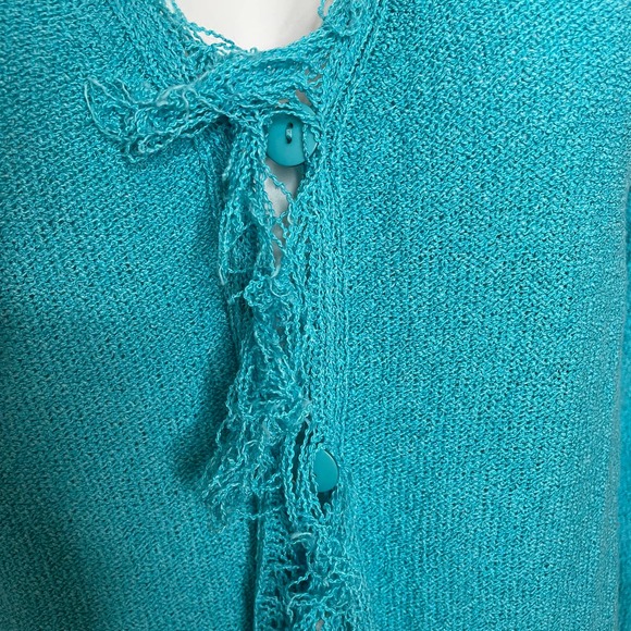 c.l.o.t.h.e.s. eyelash fringe cardigan - Picture 3 of 9